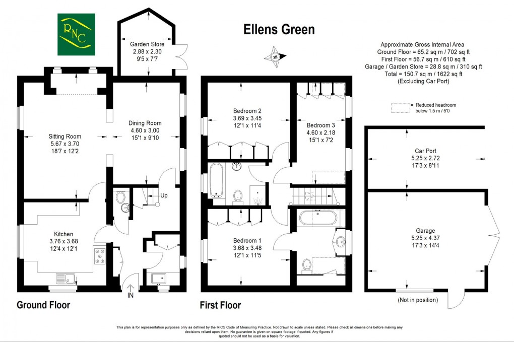 Floorplan for Furzen Lane, Rudgwick, RH12