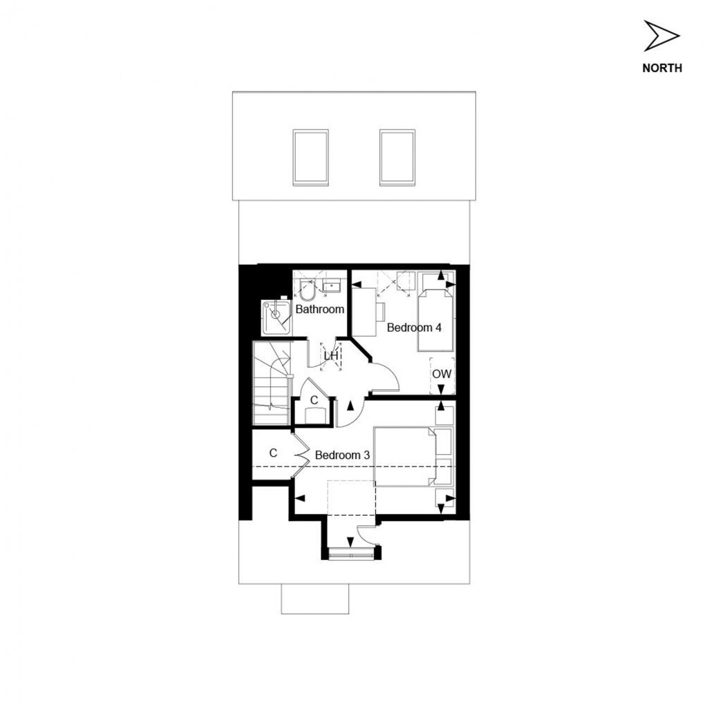 Floorplan for The Orchards, Leighwood Fields, GU6