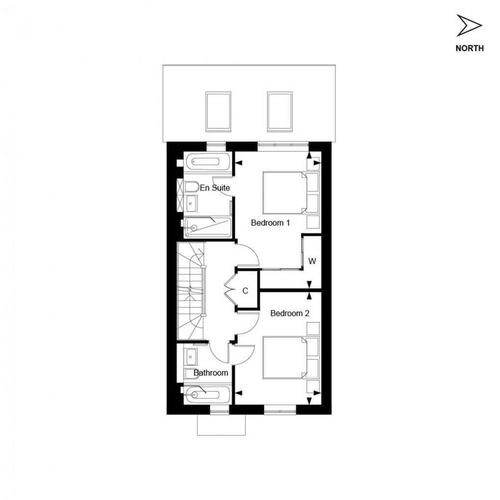 Floorplan for The Orchards, Leighwood Fields, GU6