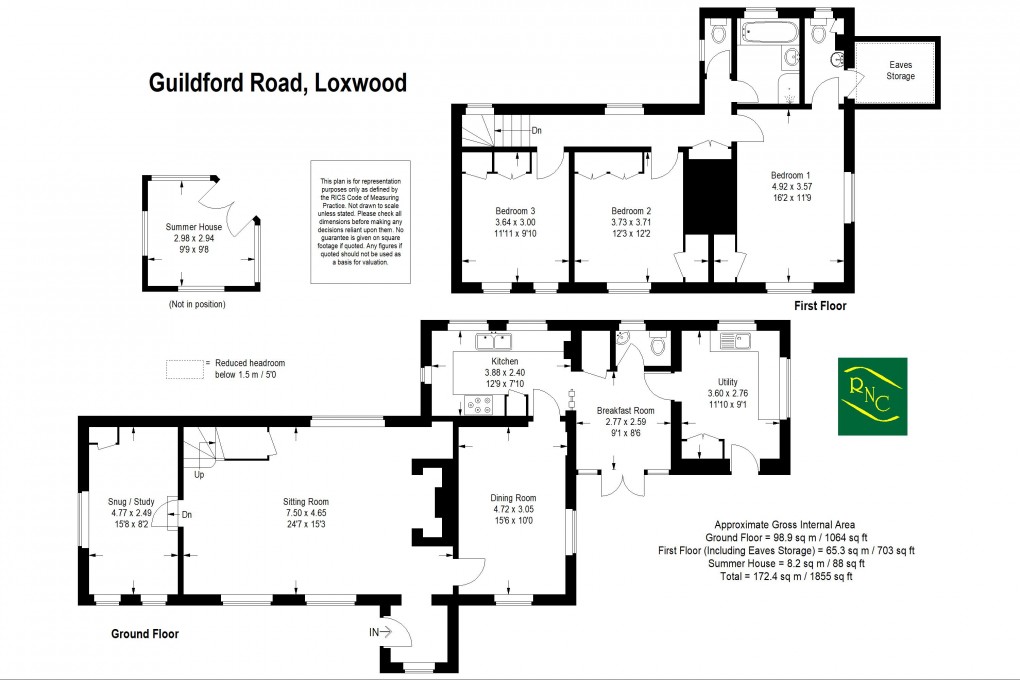 Floorplan for Guildford Road, Loxwood