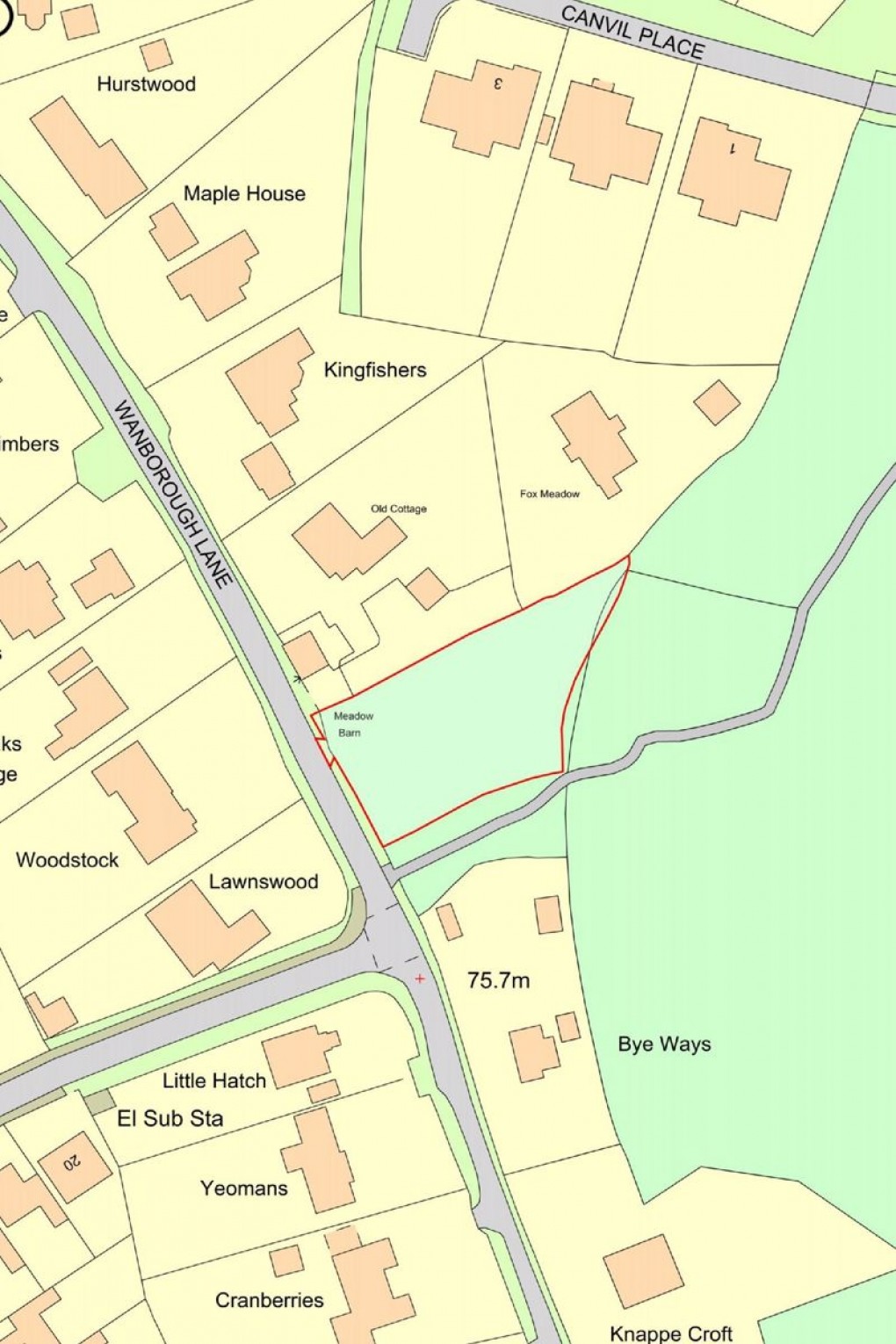 Floorplan for Wanborough Lane, Cranleigh