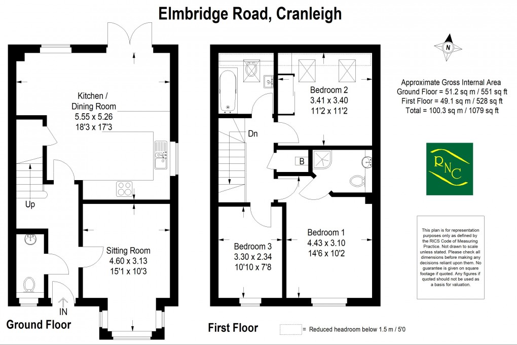 Floorplan for Denelea Court, Cranleigh