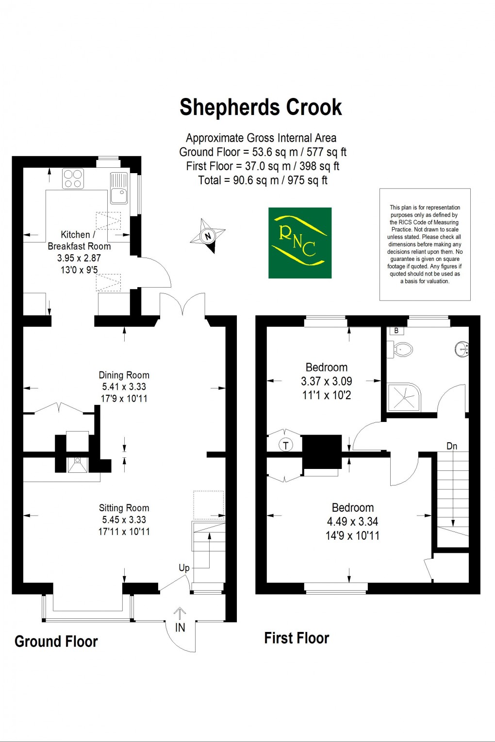 Floorplan for The Common, Cranleigh