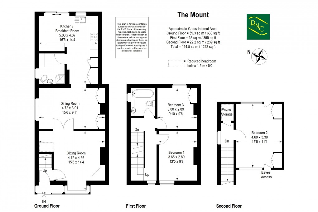 Floorplan for The Mount, Cranleigh