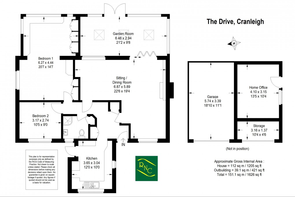 Floorplan for The Drive, Cranleigh