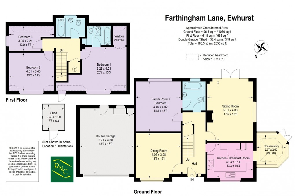 Floorplan for Farthingham Lane, Ewhurst