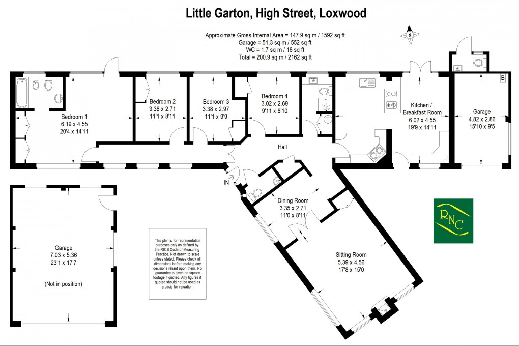 Floorplan for High Street, Loxwood