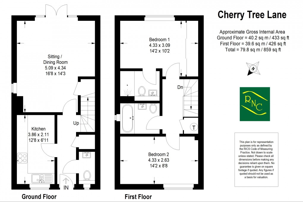 Floorplan for Cherry Tree Lane, Ewhurst