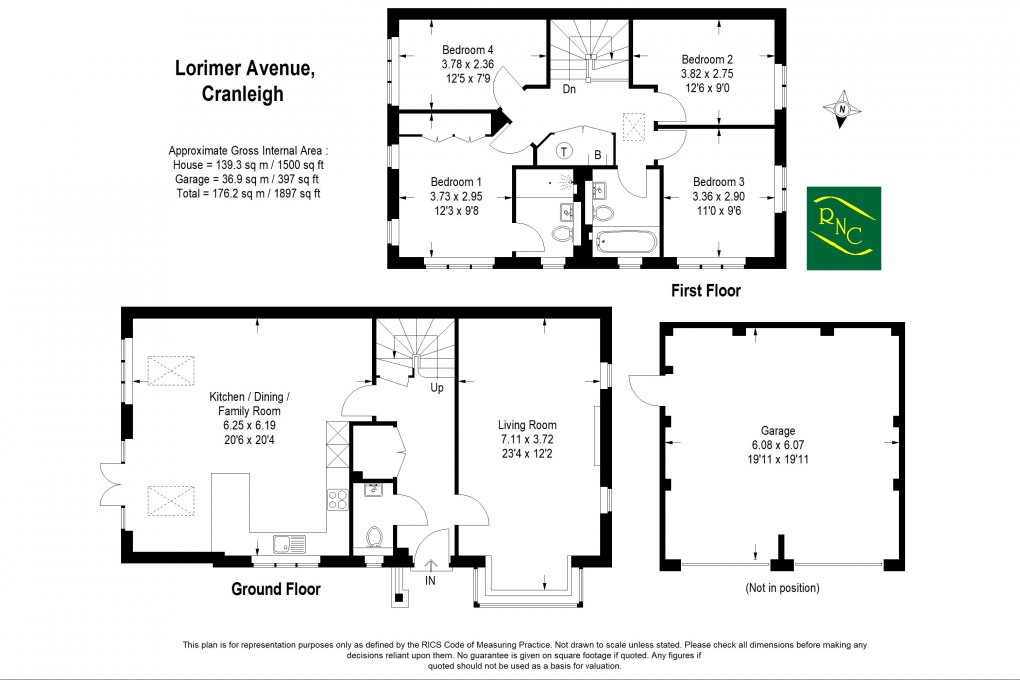 Floorplan for Lorimer Avenue, Cranleigh