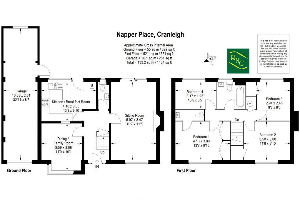 Floorplan for Napper Place, Cranleigh