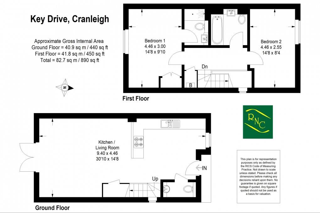 Floorplan for Key Drive, Cranleigh
