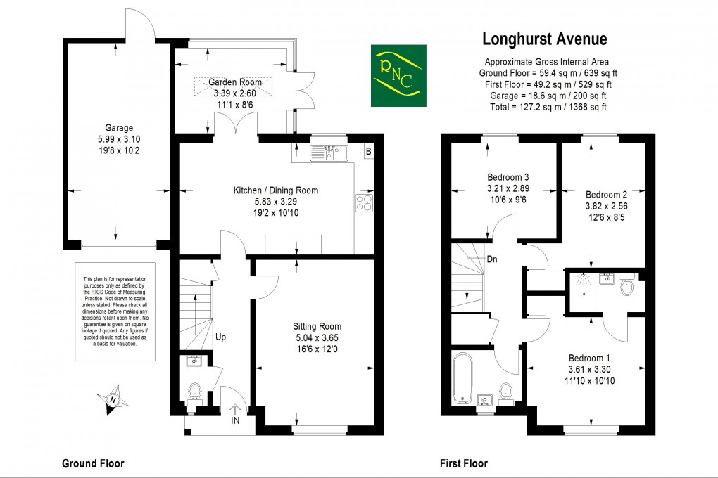 Floorplan for Longhurst Avenue, Cranleigh