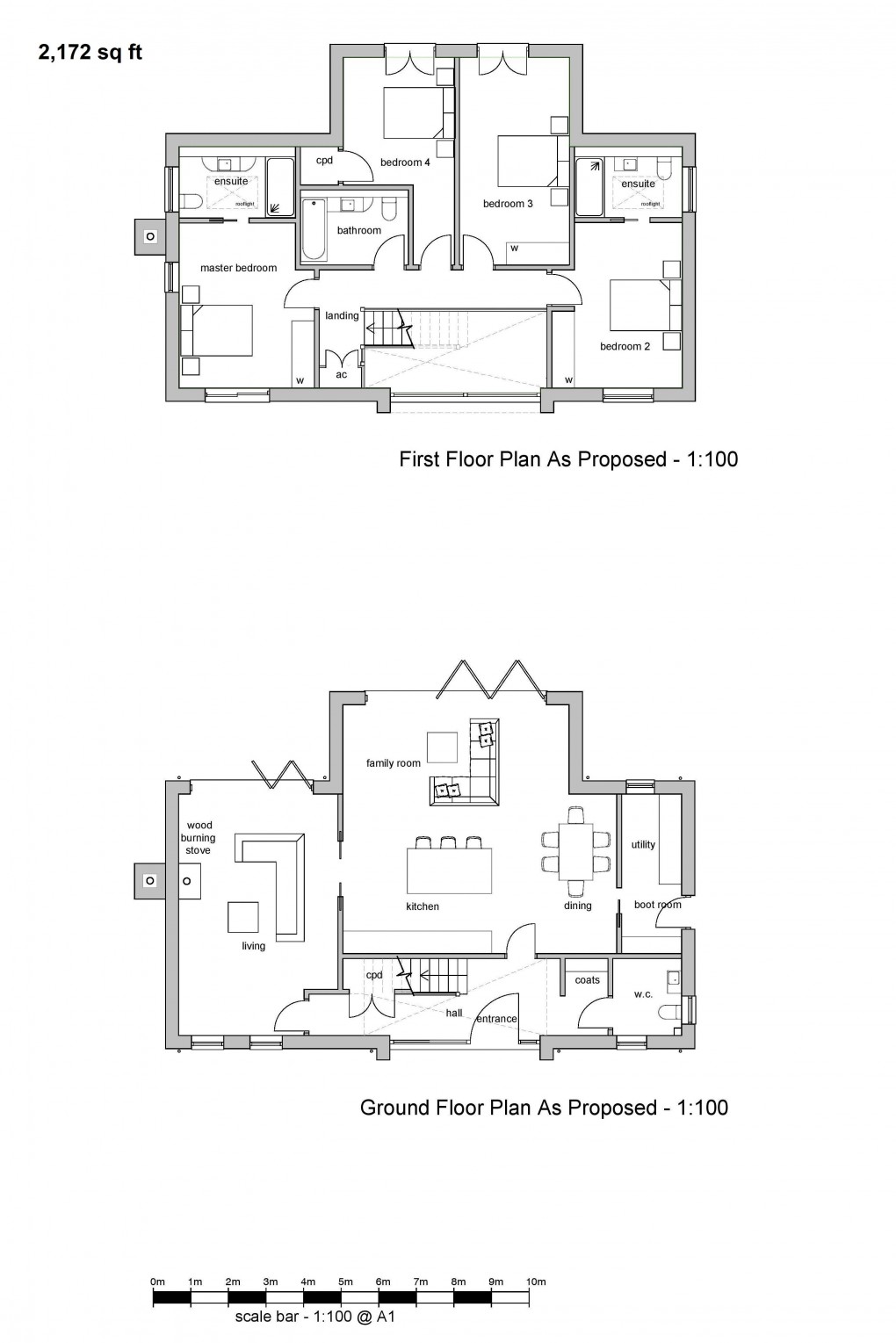 Floorplan for Wildwood Meadows, Surrey/Sussex border. Horsham and Guildford nearby