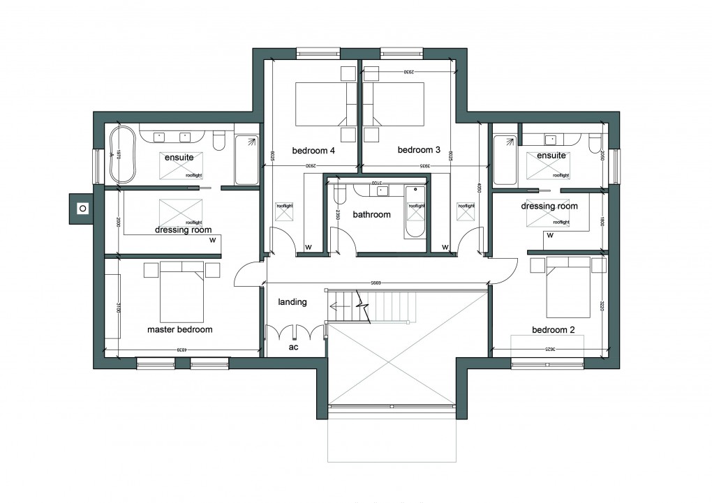 Floorplan for Wildwood Meadows, Surrey/Sussex border. Horsham and Guildford nearby