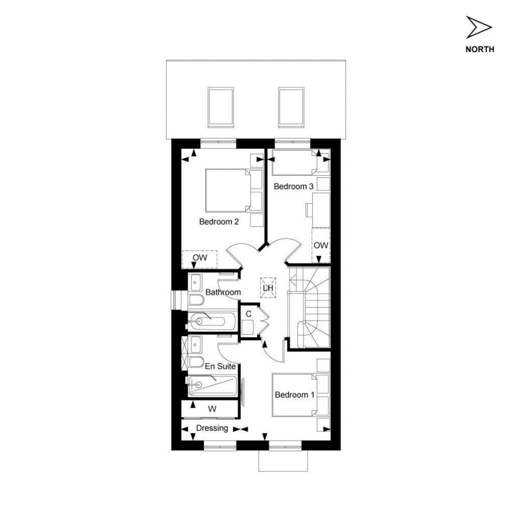 Floorplan for The Quince, Leighwood Fields, Cranleigh