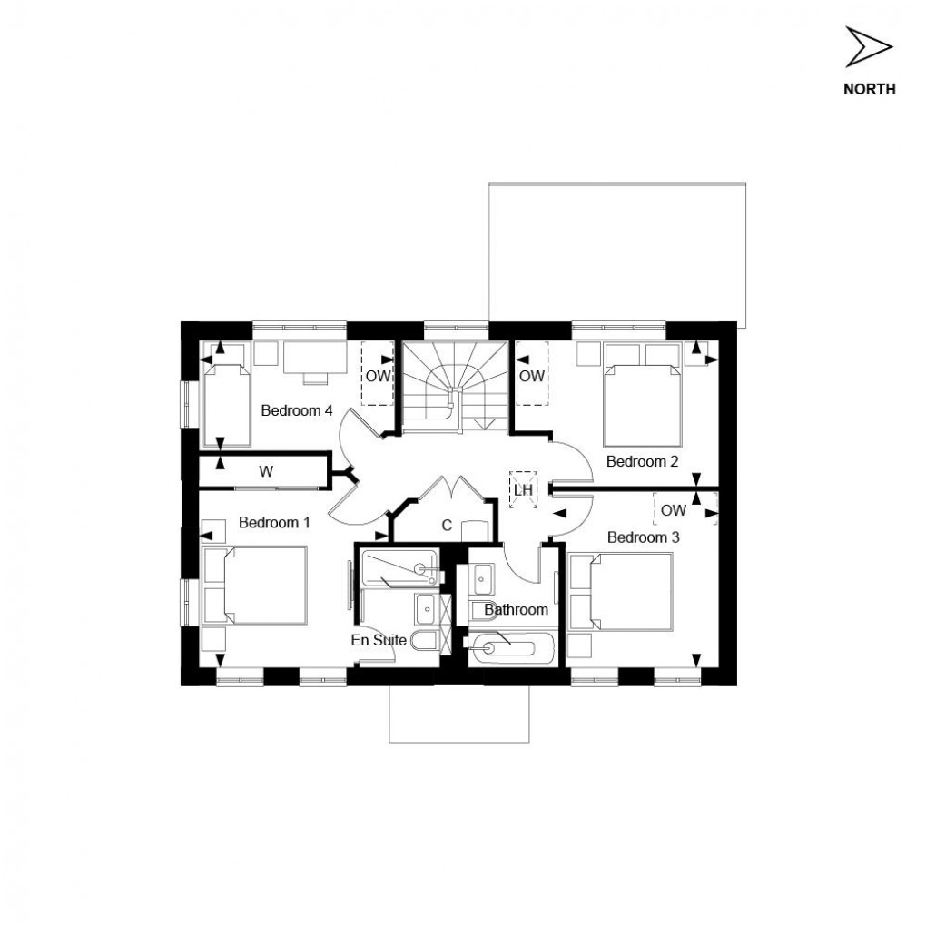 Floorplan for The Damson, Leighwood Fields, Cranleigh