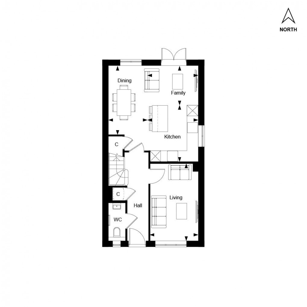 Floorplan for The Russet, Leighwood Fields, Cranleigh