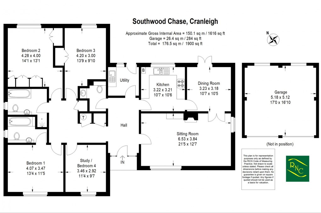 Floorplan for Southwood Chase, Cranleigh, GU6
