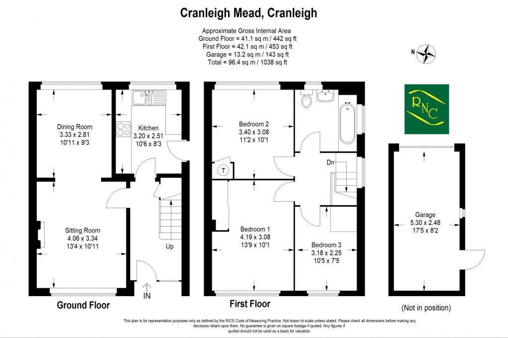 Floorplan for Cranleigh Mead, Cranleigh, GU6