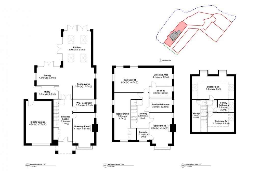 Floorplan for Woodland Avenue, Cranleigh, GU6