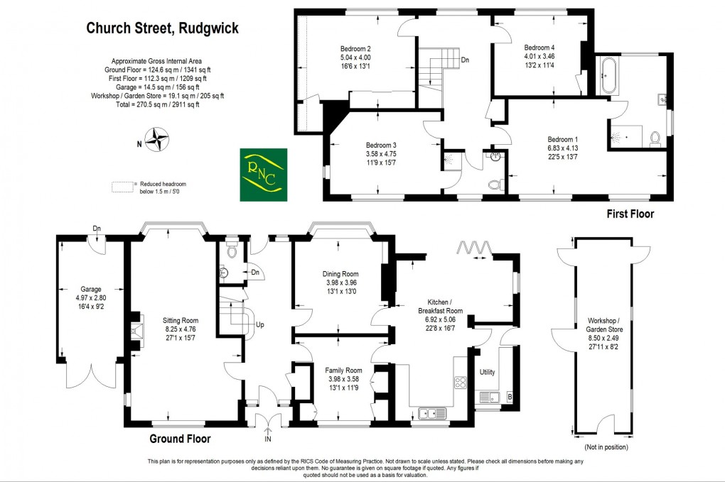 Floorplan for Church Street, Rudgwick, RH12