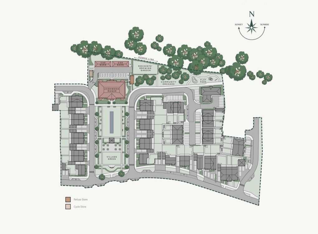 Floorplan for The Orchards, Leighwood Fields, GU6