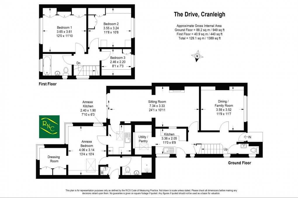 Floorplan for The  Drive, Cranleigh