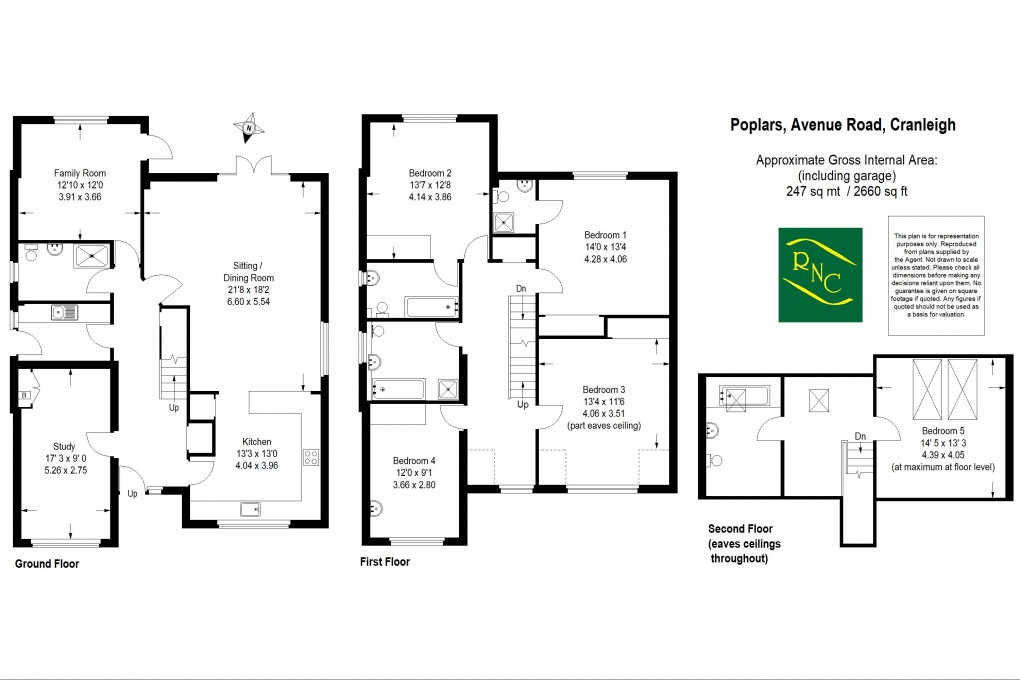 Floorplan for Avenue Road, Cranleigh