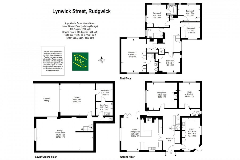 Floorplan for Lynwick Street, Rudgwick