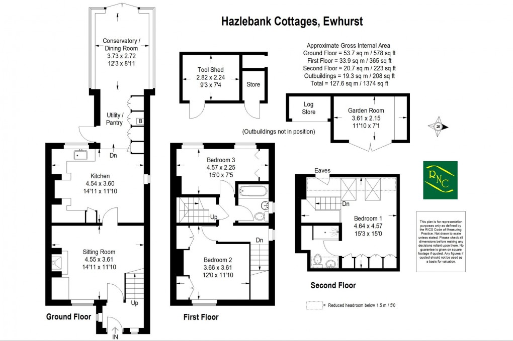 Floorplan for The Street, Ewhurst, GU6