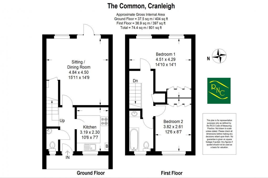 Floorplan for The Common, Cranleigh, GU6