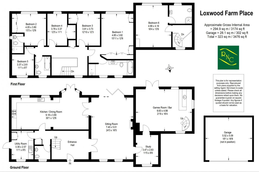 Floorplan for Loxwood Farm Place, Loxwood, RH14