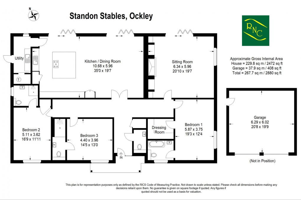 Floorplan for Standon Stables, Standon Lane, RH5
