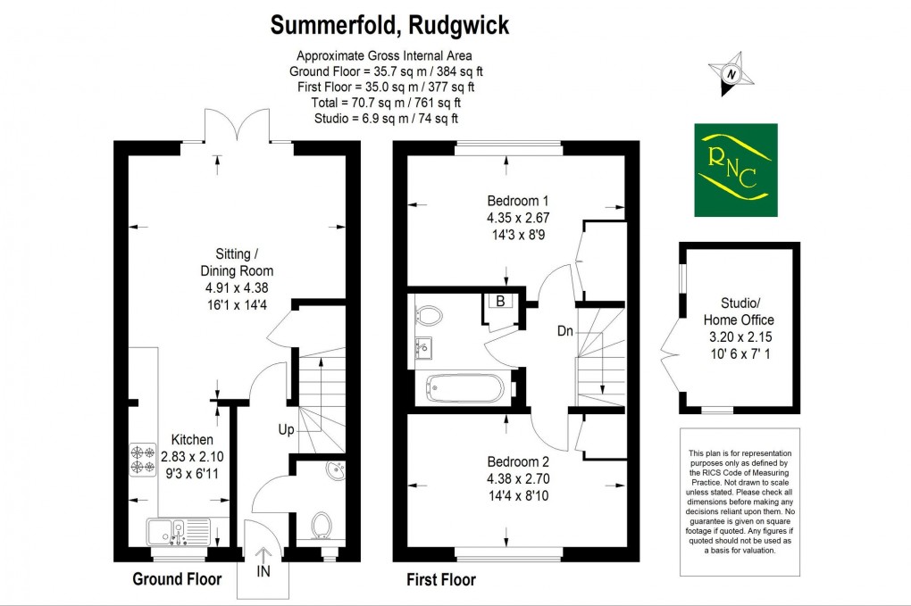 Floorplan for Summerfold, Rudgwick, RH12