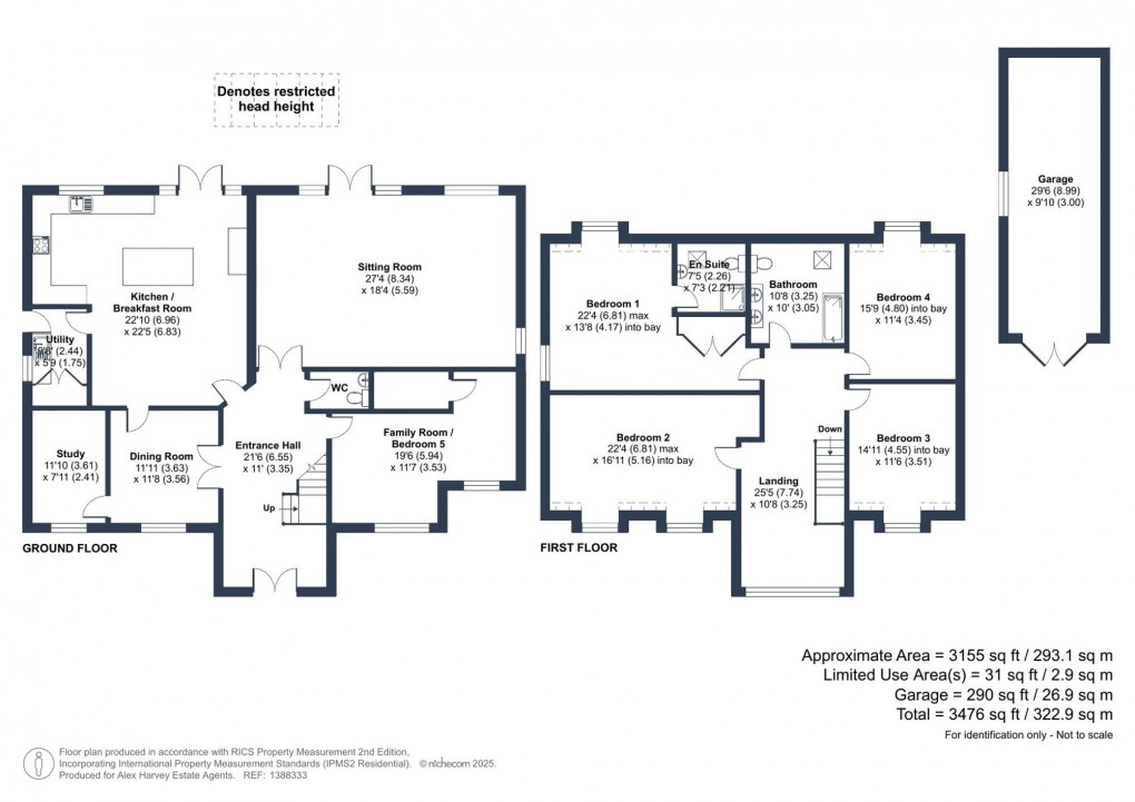 Floorplan for Plaistow Road, Loxwood, RH14