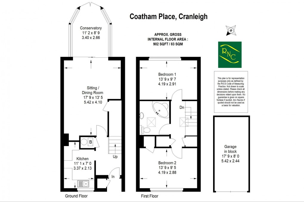 Floorplan for Coatham Place, Cranleigh, GU6