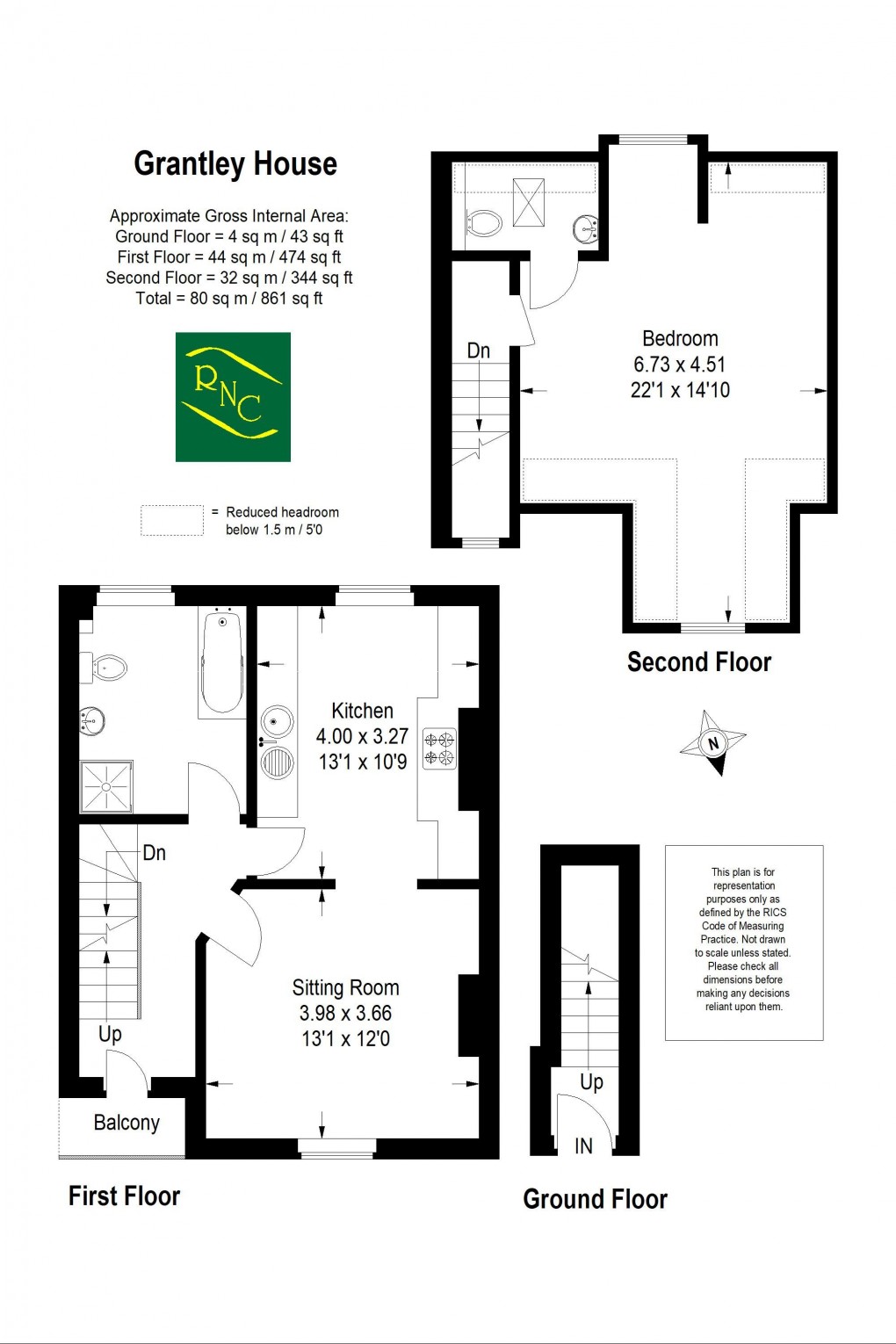Floorplan for The Common, Cranleigh, GU6