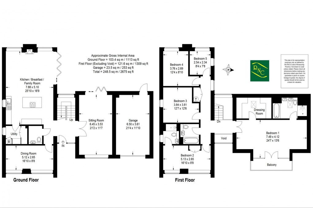 Floorplan for Key Drive, Cranleigh, GU6