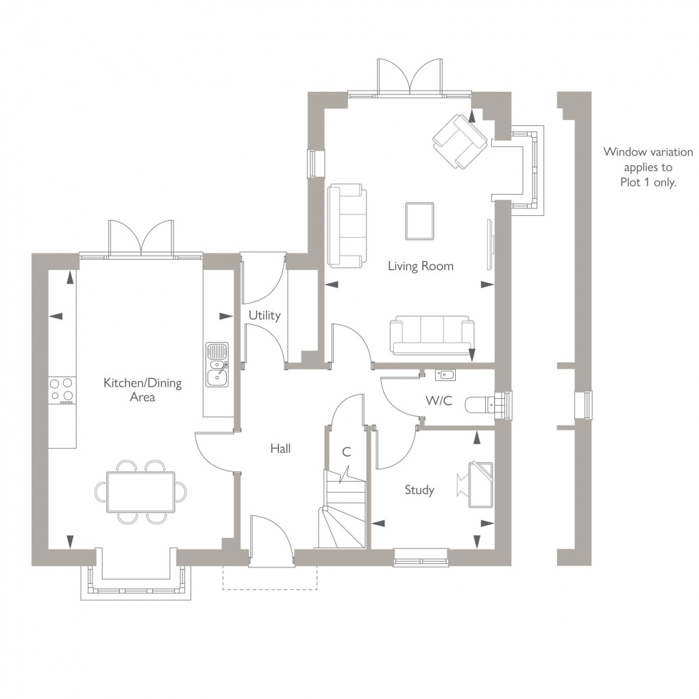 Floorplan for Furnace Drive, Alfold, GU6
