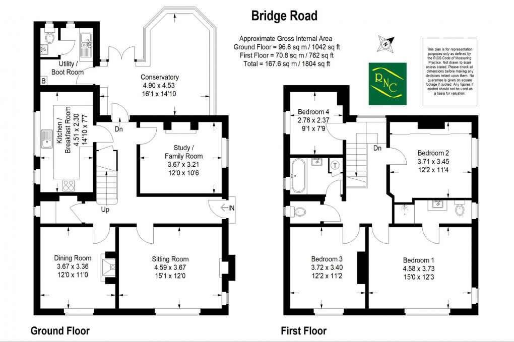 Floorplan for Bridge Road, Cranleigh, GU6